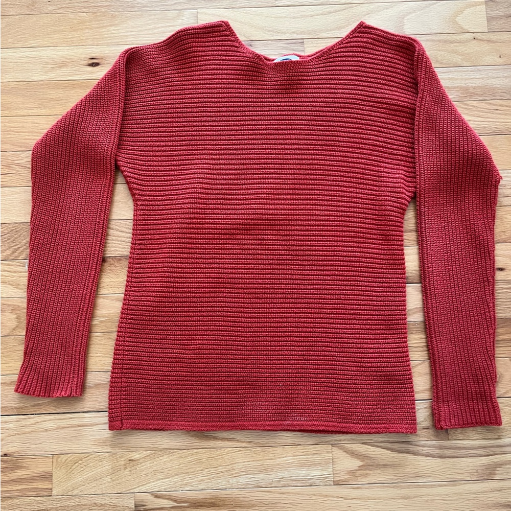 Old Navy, orange sweater, size small